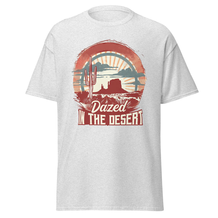 ash-classic tee with-Dazed In The Desert-design for unisex