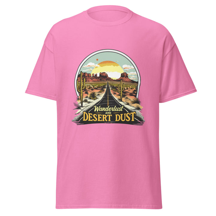 azalea-classic tee with- Wanderlust & desert dust Design-design for unisex