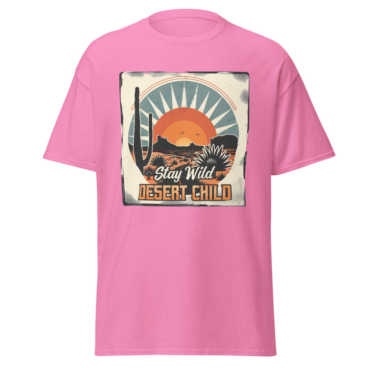 azalea-classic tee with- Stay Wild Desert Child-design for unisex