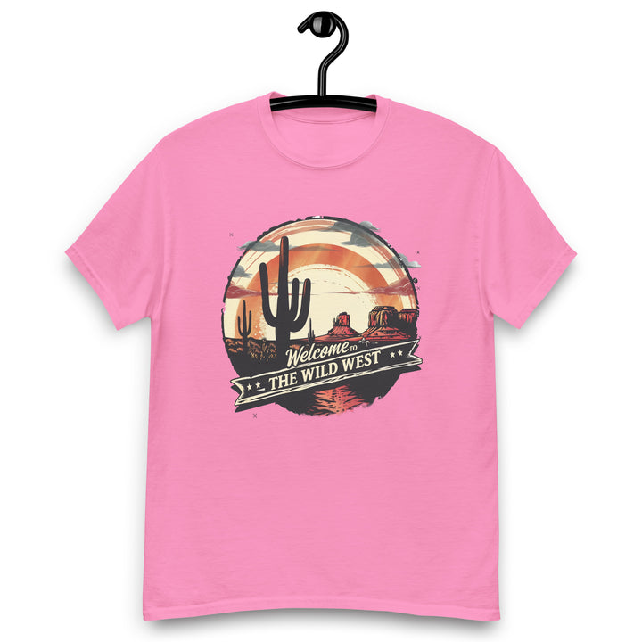 azalea-classic tee with- Welcome To The Wild West-design for unisex