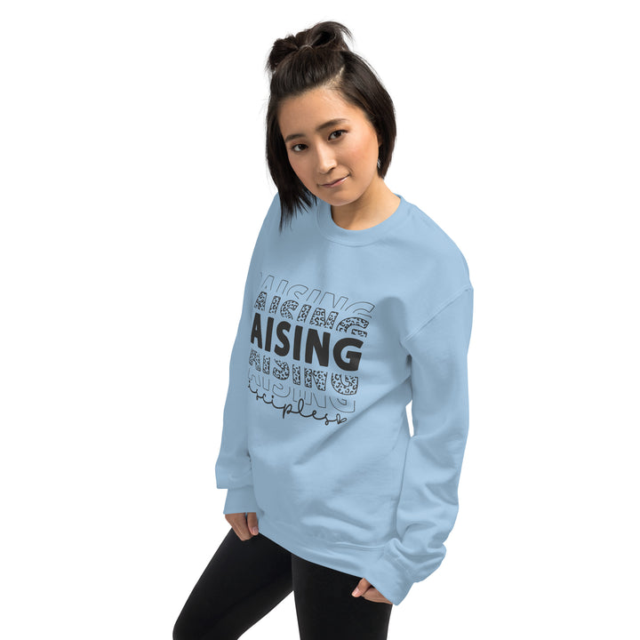 light-sweatshirt with-Raising Disciples-design for unisex