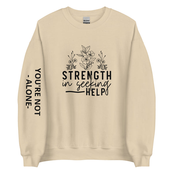 Strength in Seeking Help - Unisex tröja