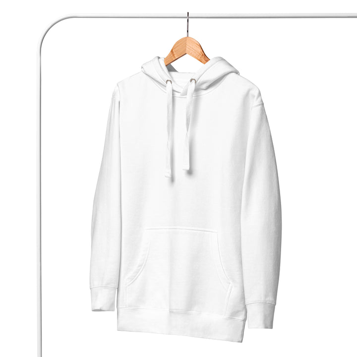 white-Hoodie with- A, Welcome To The Wild West-design for unisex