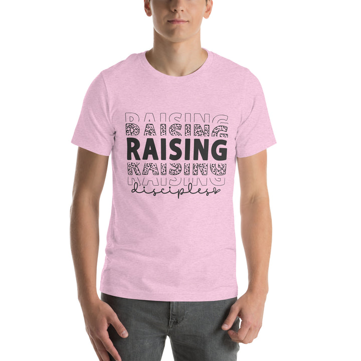 heather-prism-lilac-T-Shirt with-raising-design for unisex