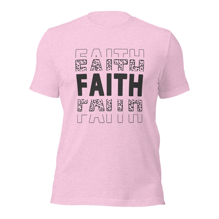 heather-prism-lilac-T-Shirt with-faith-design for unisex